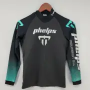 2019 Phelps Wetsuit Womens Small Aquaskin 2.0 Swimming Top Long Sleeve Beach