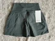 Lululemon Align High Rise Skirt Dark Forest Size 6 NWT Nulu Built In Liner Short
