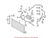 Genuine OEM A/C Refrigerant Hose Adapter for Mini 64539224858 (for: Mini)