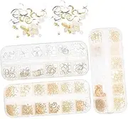 LOLIPPYY DIY Alloy Epoxy Resin Filling Accessories for Crafting Versatile Supplies for Jewelry Making Quantity for Creative Projects Unique Shapes for Custom Designs