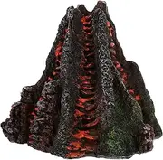 Fish Tank Volcano, Volcano , Reastic Resin Volcano Decorative Fish Tank Landscaping, Volcano Aquarium Volcano Ornaments for Home