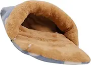 BUGUUYO Pet Supply Guinea Pig Hideout Hideaway Decorative Hamster Bed Washable Cozy Sleeping Pouch