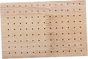 CIYODO Wooden Food Skewer Holder Display Rack Rectangular Snack and Candy Stand for Cake Pops Lollipops and Appetizers Stable and Versatile Retail Snack Display