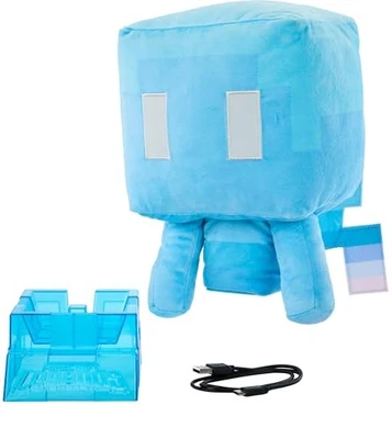 Mattel Minecraft Plush Allay with Lights, Sounds & Posable Wings, Includes Lamp