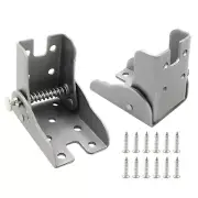 Waziaqoc 2 Pcs Folding Table Leg Hinge, 90-Degree Self Locking Hinge Angle Br...