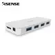 Esense鋁合金4Port USB 3.0 HUB