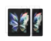 Galaxy Z Fold 3 Clear TPU Screen Protector Bubble Free Transparent HD Saver 2Pc