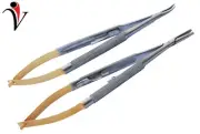 Castroviejo Micro 5.5'' Needle Holder Straight/Curved Surgical Dental Eye SET