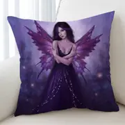 Fantasy Art Mirabella Beautiful Butterfly Girl Cushion Cover