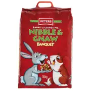 Peters Nibble & Gnaw Rabbit and Guinea Pig Food Mix 10kg