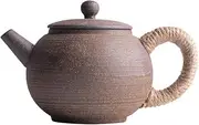 BAWHO Exquisite Retro Elegant Design Teapot Family Use and Small Handmade Unglazed Kung Fu Tea Set
