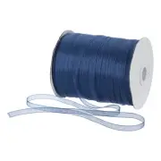 500 Yards 1/4 Inch Deep Blue Chiffon Ribbon Sheer Organza Ribbon