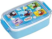 OSK PL-1R Thomas & Friends Lunch Box, Blue, Dishwasher Safe, Microwave Safe, Includes Dividers