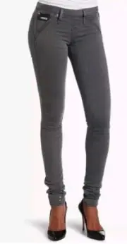 G-Star RAW Dean Super Skinny Wmn Comport Supreme Grey Denim, W28/L34, NWT, $210