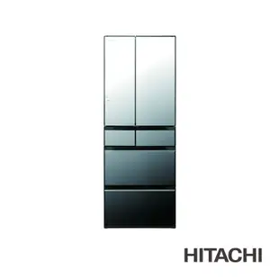 日立614L六門琉璃觸控門日製冰箱-鏡 R-HW620RJ(X) 【全國電子】