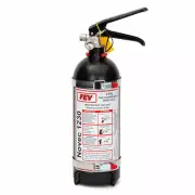 FEV 2.0KG NOVEC 1230 GAS [MATT BLACK] HANDHELD FIRE EXTINGUISHER WITH BRACKET