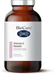 Vitamin C Powder - High Potency, Low Acid, Optimum Support, 250g - Gentle on Stomach - 1600mg Daily Dose
