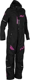 Fly Racinig Women's Cobalt Monosuit Snow Suit (Black/Fuschia (Shell), Large)
