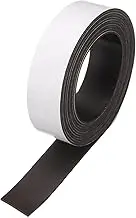 uxcell Magnetic Tape, 6.56 Feet Magnet Tape Roll Magnetic Strips with Adhesive Backing for DIY, Art Projects, Whiteboards, Fridge Organization