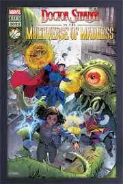 DOCTOR STRANGE MULTIVERSE OF MADNESS COMIC 12x18 FRAMED GELCOAT POSTER MARVEL!!!