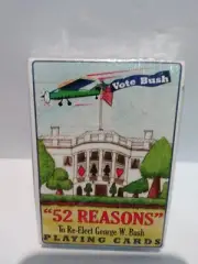52 Reasons To Re-Elect George W. Bush Playing Cards