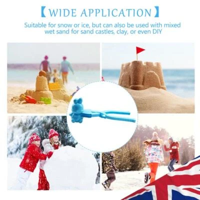 Bunny-shaped Snow Shovel Clips Fun Winter Snowball Fights Toys Kids Gifts