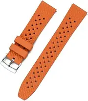 [Strap Monster] STROMLO FKM+ Watch Strap - Orange 22mm