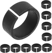 10pcs Set Wheel Hub Positioning Ring Wheels Wheel Lock Nut Wheel Hub Bolt Trailer Wheel Nut Bolts Hub Center Ring Wheel Locks for Cars Tires 65 Manganese Spring Steel Black