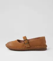 [COLORADO] edena tan nubuck flat shoes