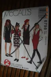 New Look 6645 Sewing Pattern Dress 6 Styles For Kids Sz 3-8 Uncut