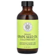 Pure Body Naturals, Organic Grape Seed Oil, 4 fl oz (118 ml)