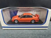 Biante 1/64 Ford GT FPV Sedan Blood Orange with Black Side Strips Model Car