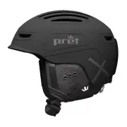Pret Cirque X Men's Snow Helmet, Black, Medium