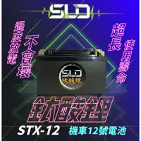 在飛比找蝦皮商城精選優惠-SLD鈦酸鋰 STX12 機車電池 對應YTX12-BS G