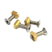 4Pcs Hydrofoil Mounting Brass T-Nuts for Surfing All Hydrofoil Tracks5917