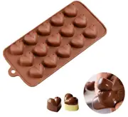 3D Love Heart Silicone Mold Cake Chocolate Ice Cube Soap Tray Baking Mould Tools