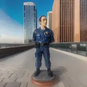 Vanmark Blue Hats of Bravery MAN IN BLUE Police Figurine First Edition l1/1137