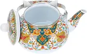 CRILSTYLEO 1pc Capacity Enamel Teapot Thickened Water Boiling Kettle for Induction Electric and Gas Stoves Kitchen Helper for Tea and Lovers