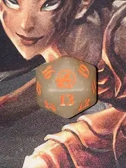 Innistrad Midnight Hunt Die D20 Dice Spindown x1 Oversized Glow in the Dark