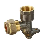 Copper Compression Elbow Lugged 15 mm x 1/2" Female BSP
