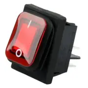 Rectangle Rocker Switch Waterproof 20A For DPST IP67 30X22mm High Quality