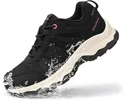 [ANJOUFEMME] Women's Waterproof Hiking Shoes Non Slip Sneakers Lightweight Tennis Shoes for Work Walking Running Trekking Trail Shoes