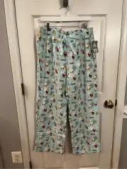 Disney Snow White Seven Dwarfs Pajama Pants sz L NWT