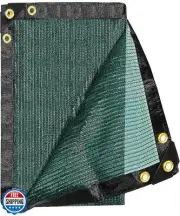E.share 70% Green Shade Cloth for Garden,Sun Shade Outdoor Patio with Grommet