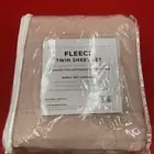 Great Bay Home Super Soft Twin Blush Pink Micro Fleece Sheet Set | Cozy, Warm,
