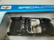 1/24th Scale 1957 BLACK Chevrolet Corvette Model Car