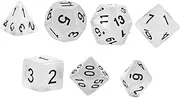 ZUNOXAZ 1 Set Luminous Polyhedral Number Dice for RPG Role Playing Games for Tabletop Gaming and Party Atmosphere