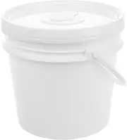 UTHCLO White Plastic Wipes Dispenser Bucket Lid Portable Large Capacity Holder for Car Wipes and Wet Tissues Moisture Retaining Design for Travel Convenience