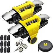 13 in 1 Cell Phone Game Controller for PUBG/Fortnite/Call of Duty Mobile, Mobile Phone L1R1 Triggers for iPhone and Android Phone w/ 9 pcs Mobile Game Finger Sleeve Gloves