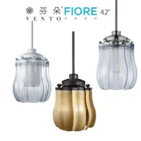 在飛比找PChome24h購物優惠-芬朵VENTO 42吋吊扇+燈具+遙控器 花朵系列 FIOR